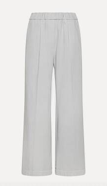 NEW FORTE FORTE women's fluid cotton bull regular waist pants in raw